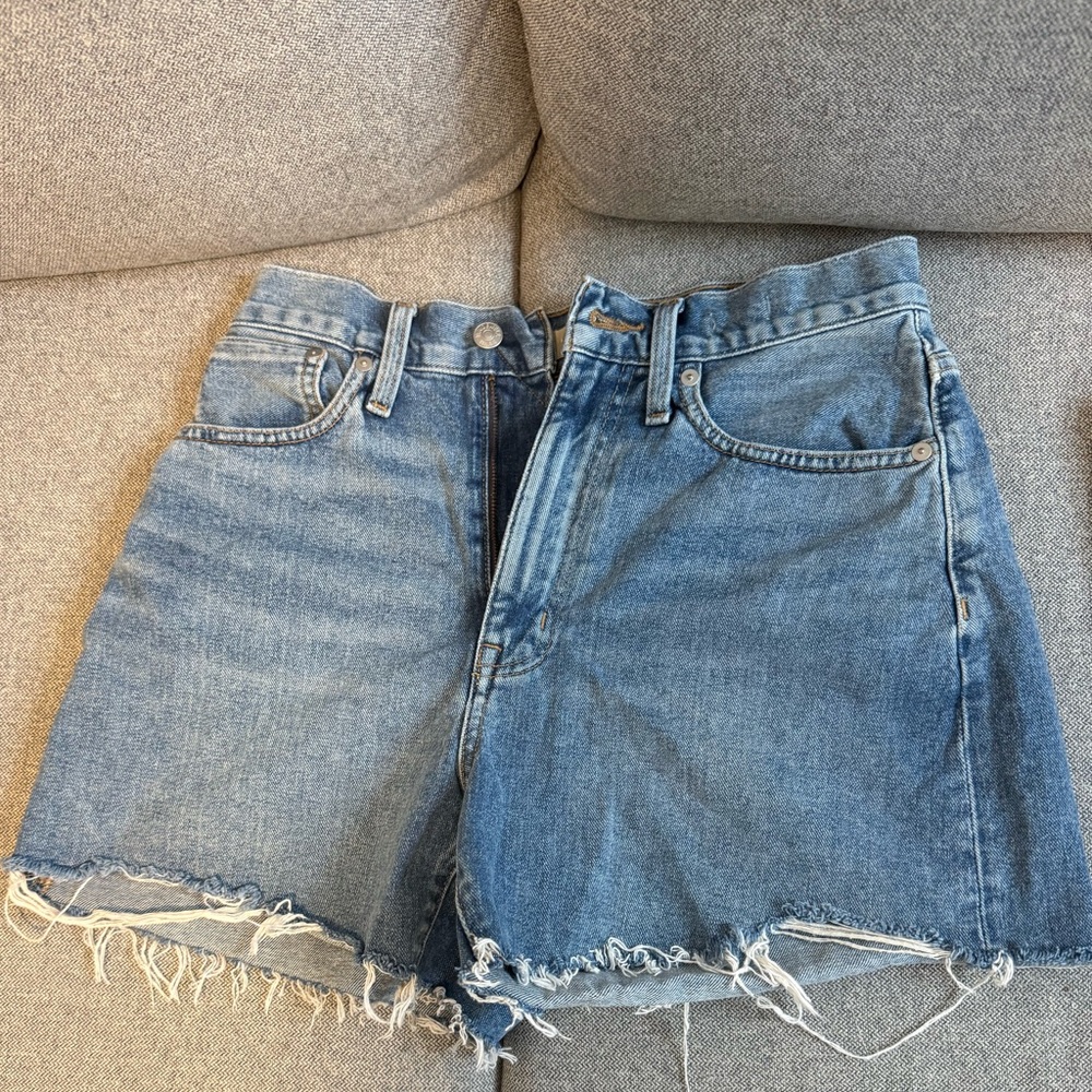 Madewell wide-leg denim shorts